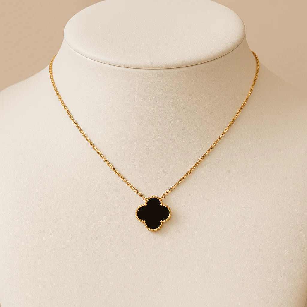 Colier Black Orchid Auriu