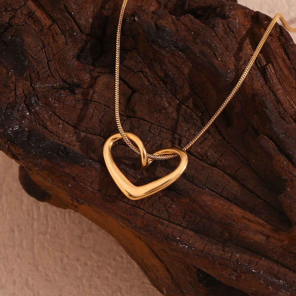 Colier Love Auriu