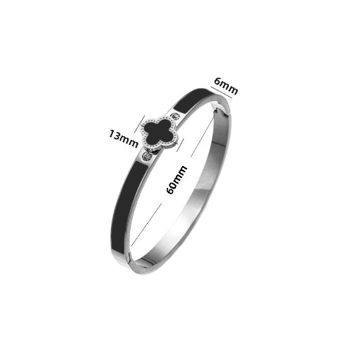 Brățară Damă Clover Noir