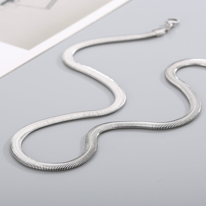 Colier Snake Argintiu