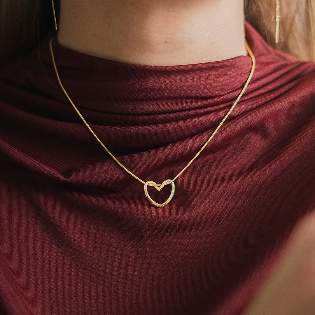 Colier Love Auriu