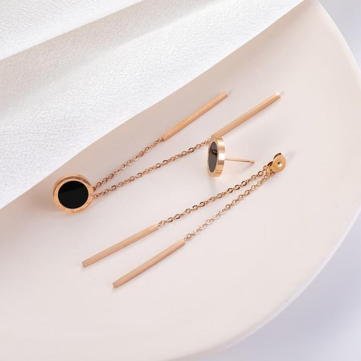 Cercei Damă Lungii Rose Gold