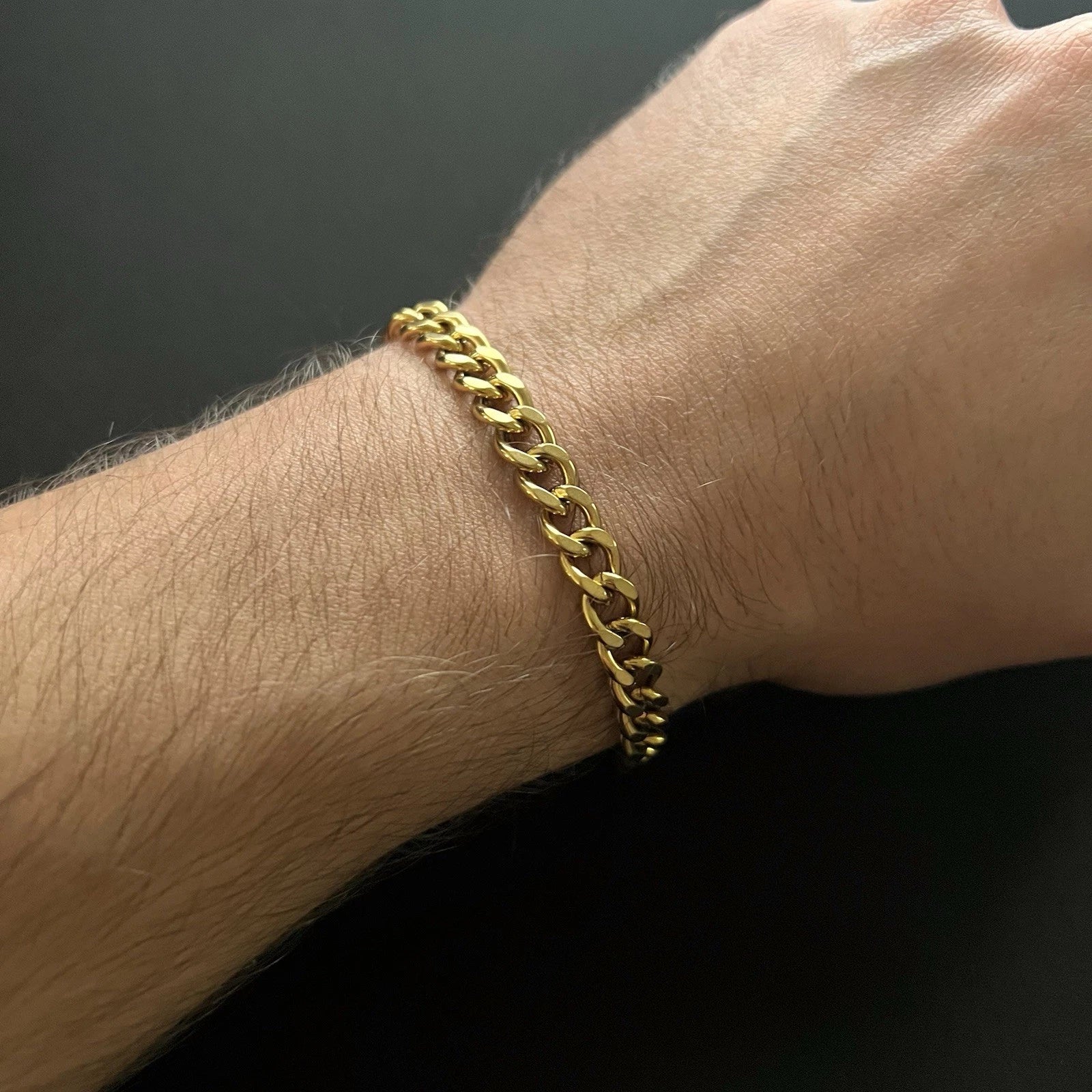 Brățară Cuban Gold 7mm