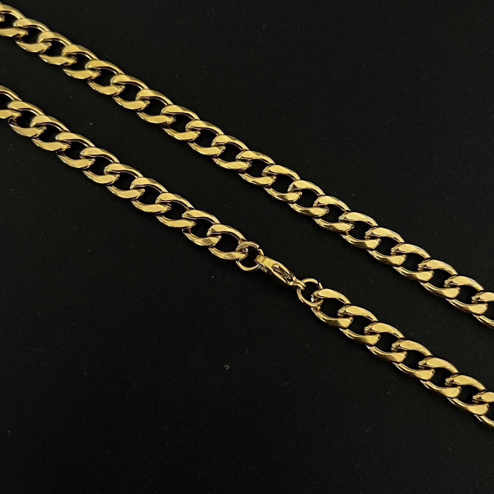 Colier Cuban Gold INOX 7,5mm