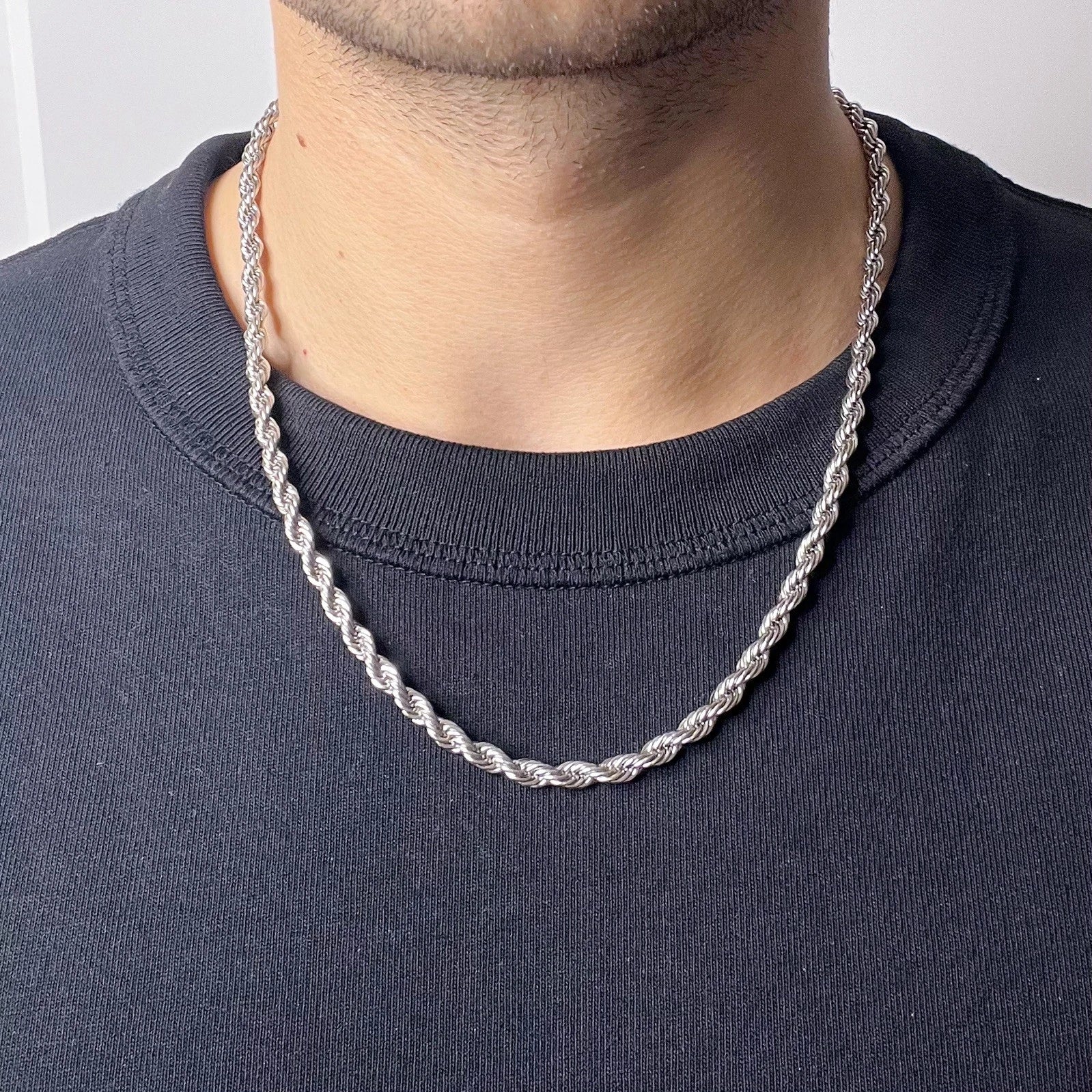 Colier Silver Twist 5mm