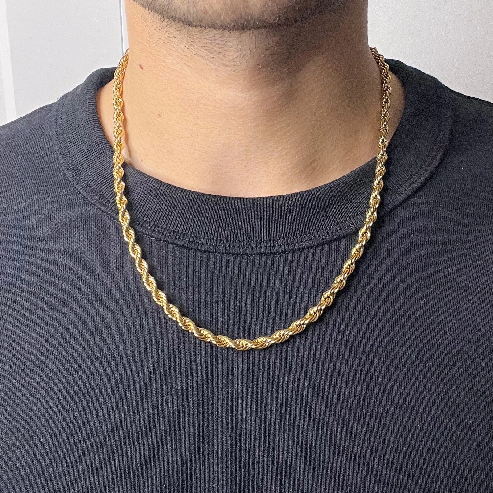 Colier Gold Twist 5mm