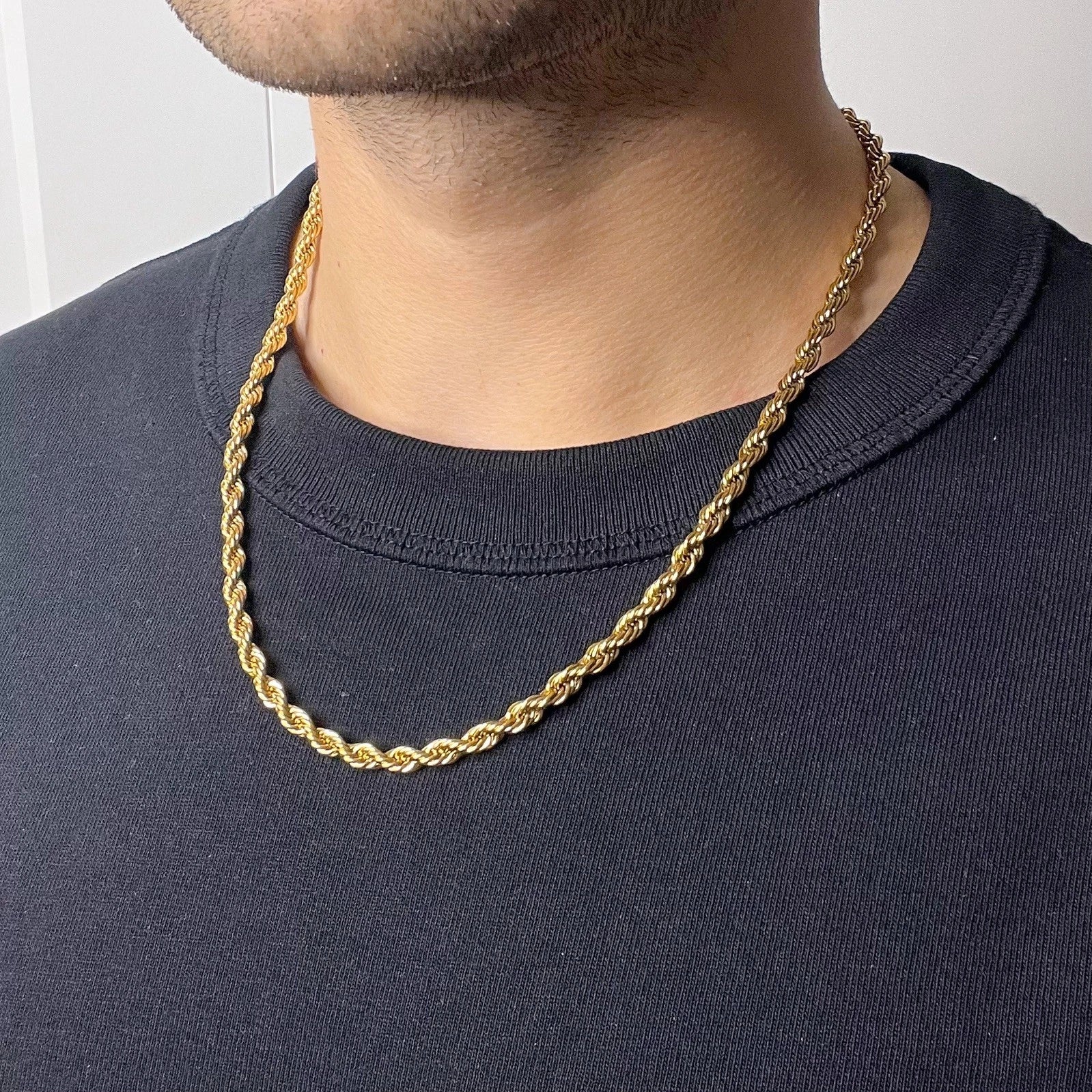 Colier Gold Twist 5mm