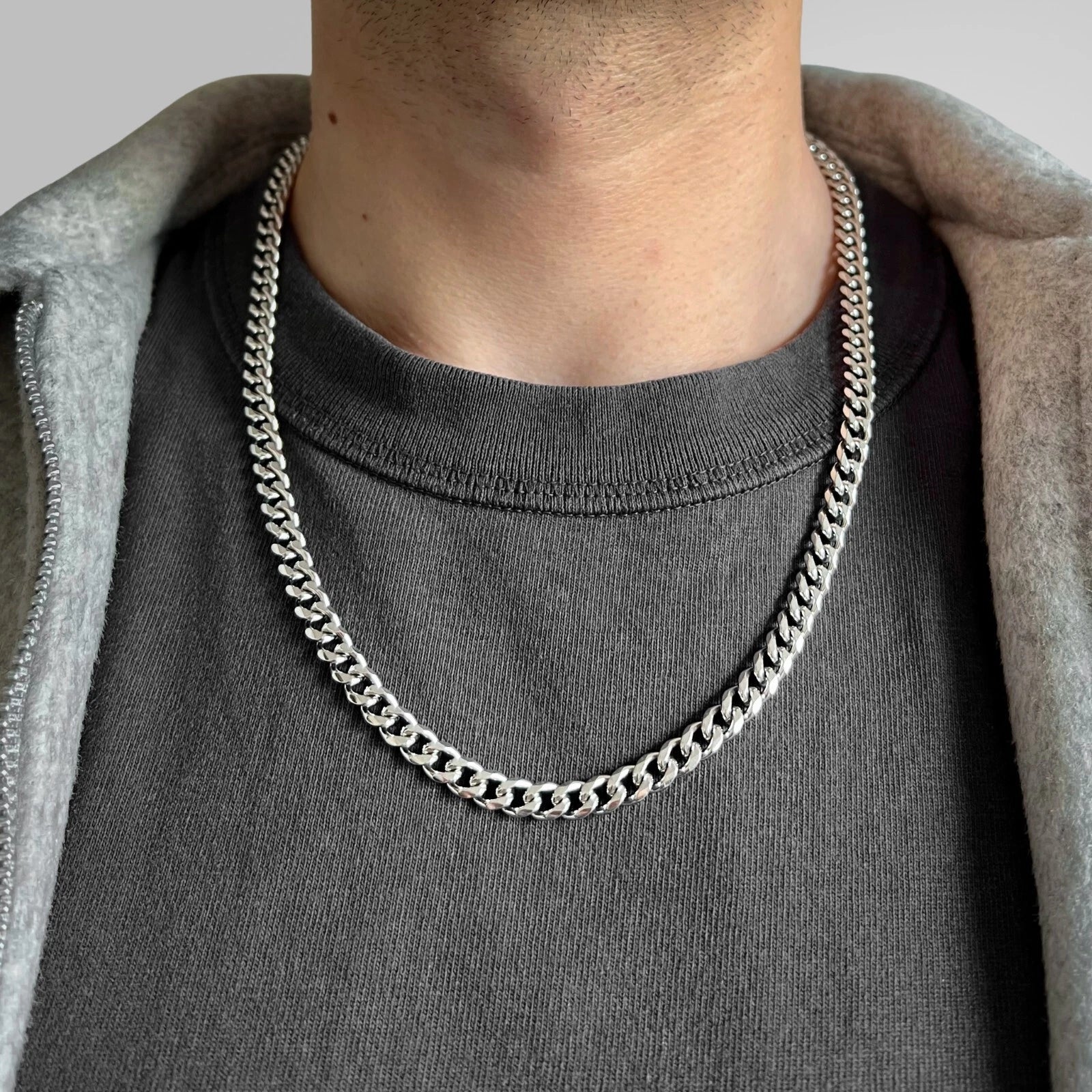 Colier Cuban INOX 7mm