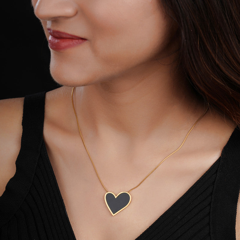 Colier Black Passion Auriu