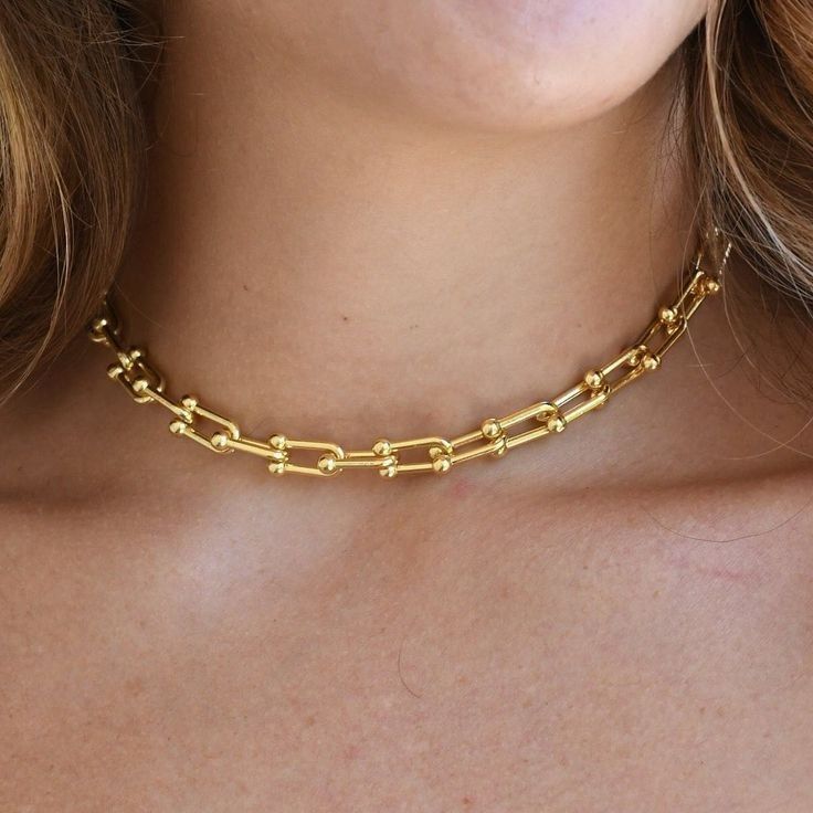 Colier Urban Chain Auriu