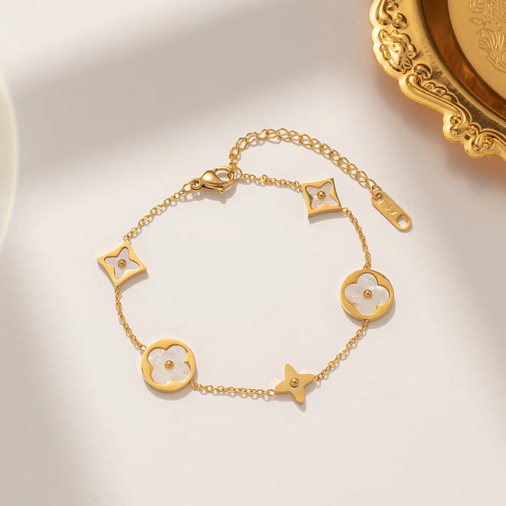 Brățară Aurie Geometria Lux