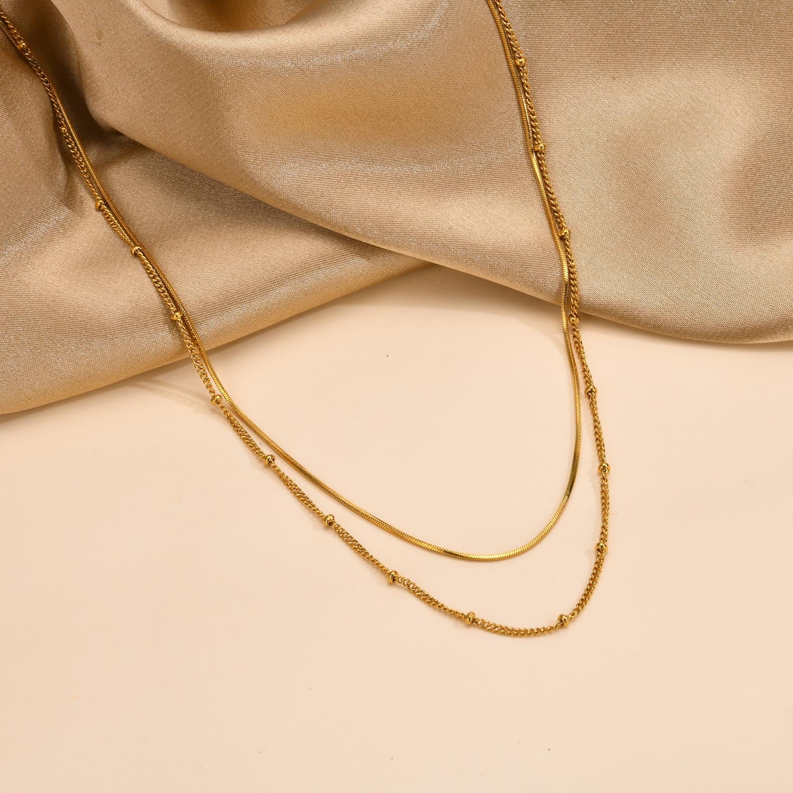 Colier Double Delight Auriu