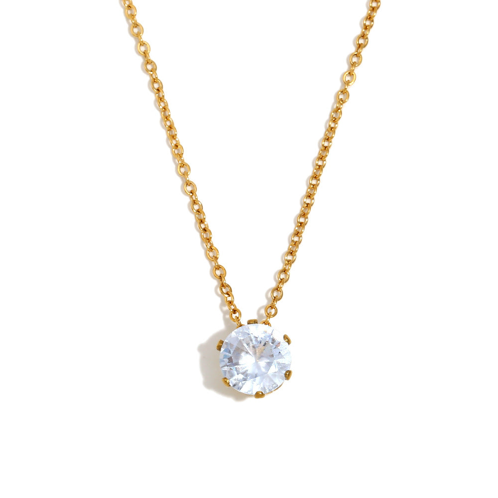 Colier White Aura Auriu
