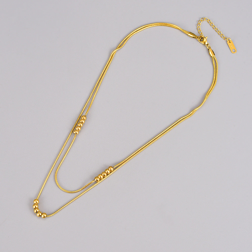 Colier Golden Duo Auriu