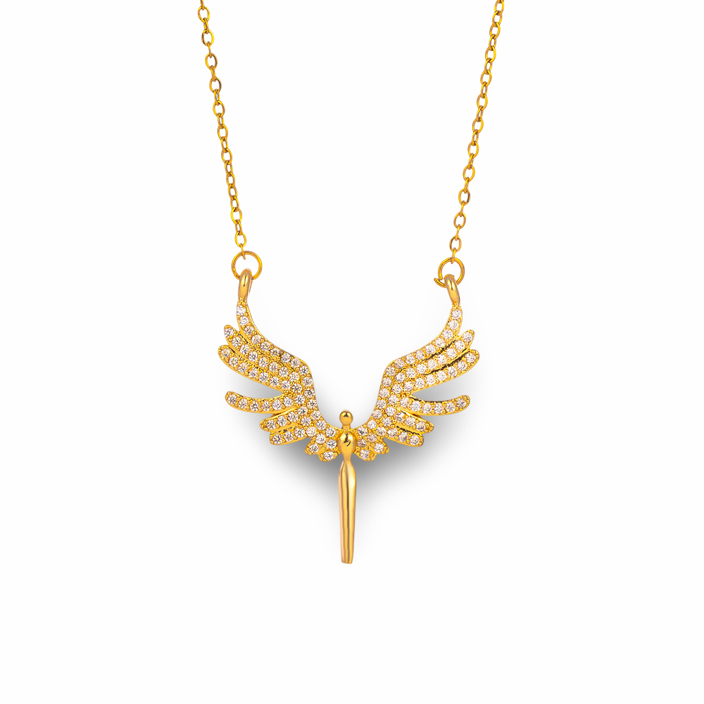 Colier Angel Wings Auriu