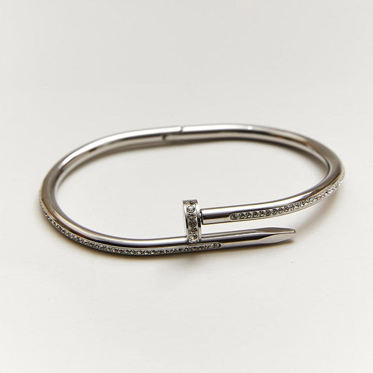 Brățară Tip Cui Argintie