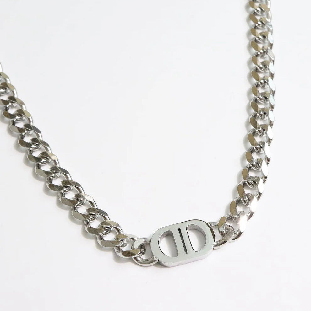 Colier Chain Lux Argintiu