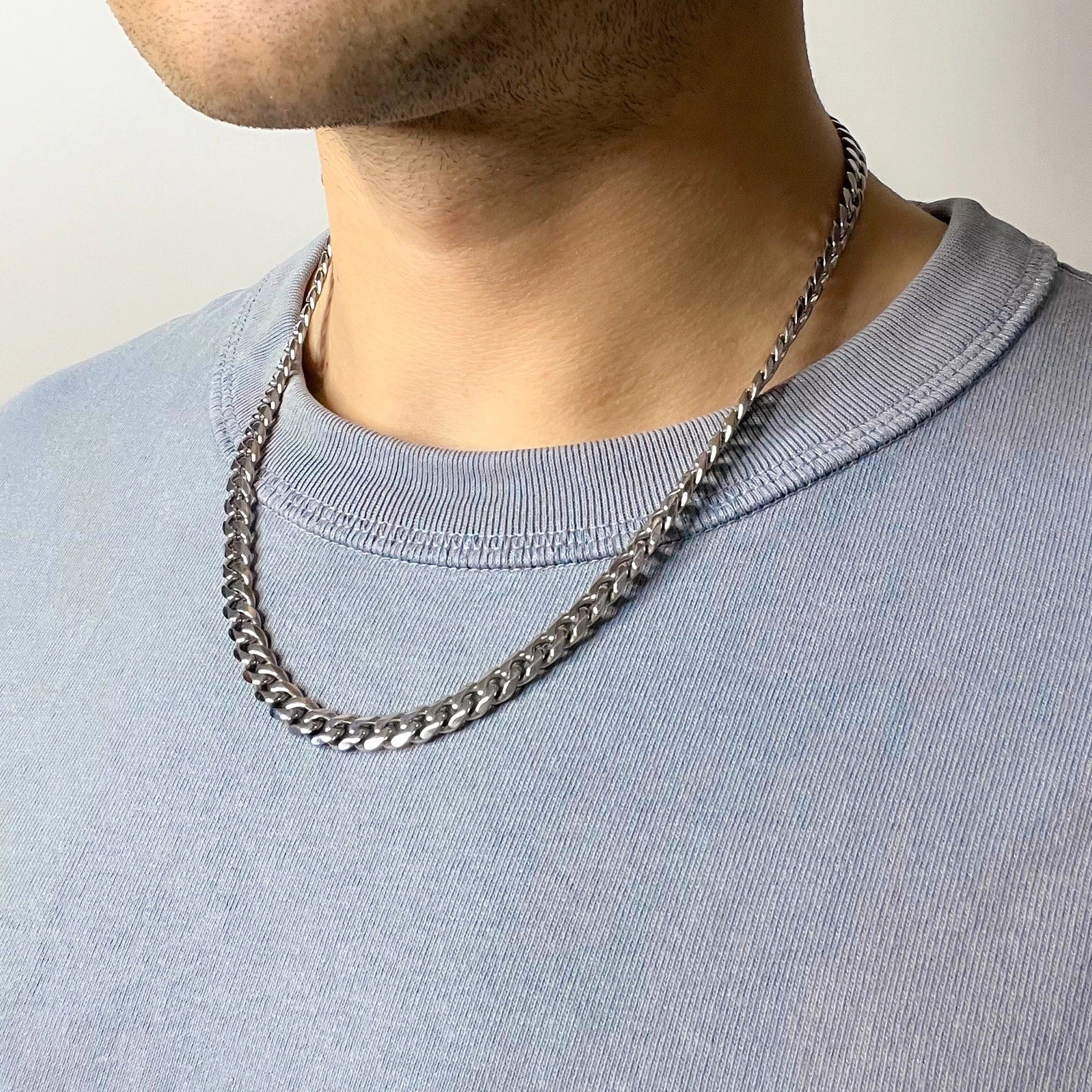 Colier Cuban INOX 8mm